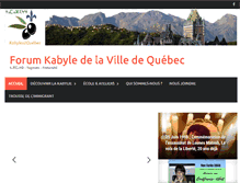 Tablet Screenshot of kabyles2quebec.com